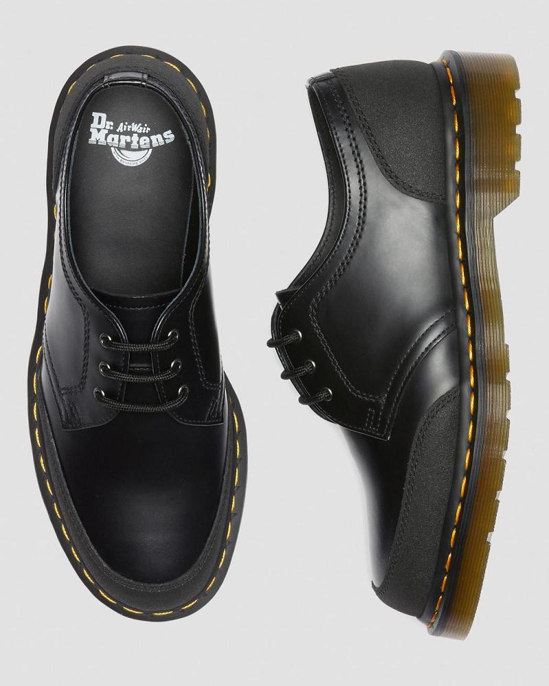 Zapatos Oxford Dr Martens 1461 Guard Panel Cuero Hombre Negros | MX 222NWY